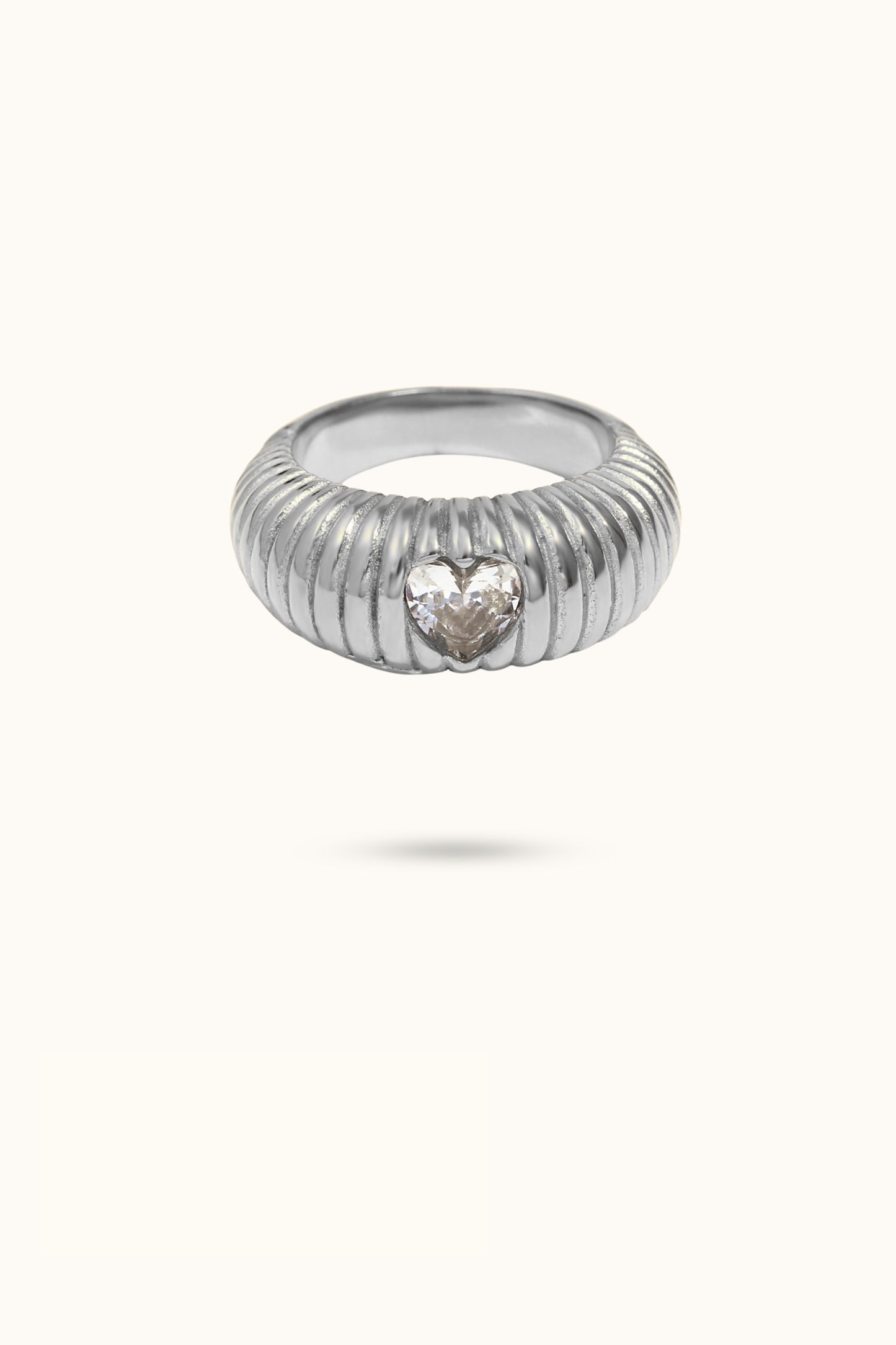 Vintage Ring Series Hairband Heart Diamond