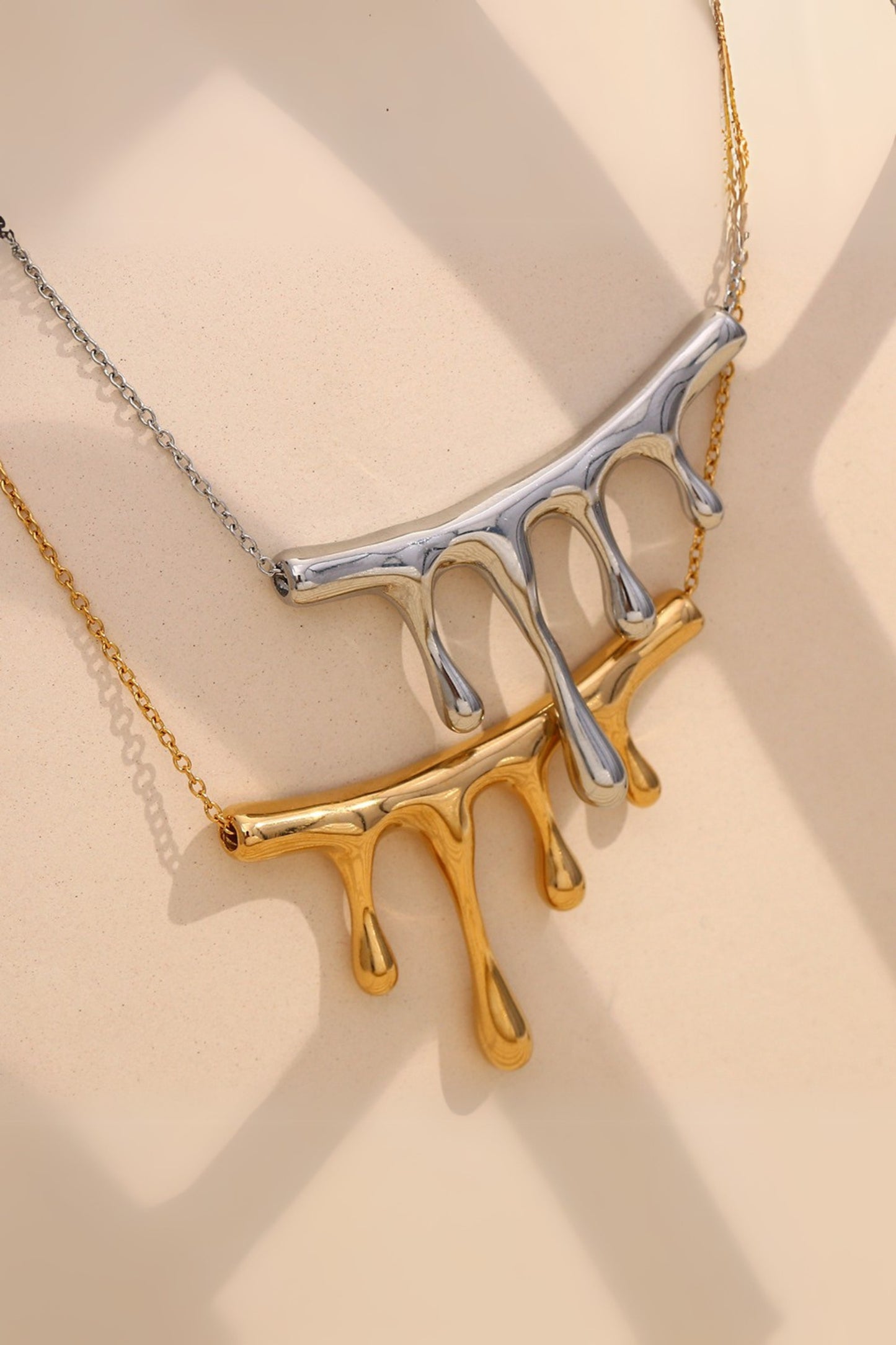 Waterfall pendant necklace