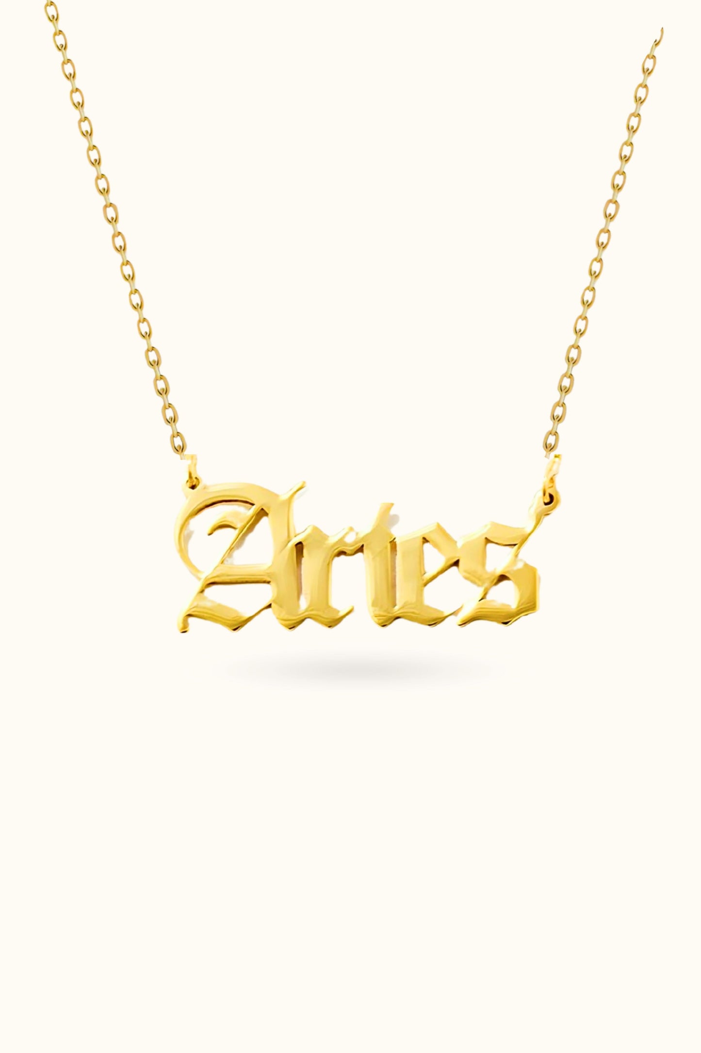 Zodiac Astrology Name Necklace
