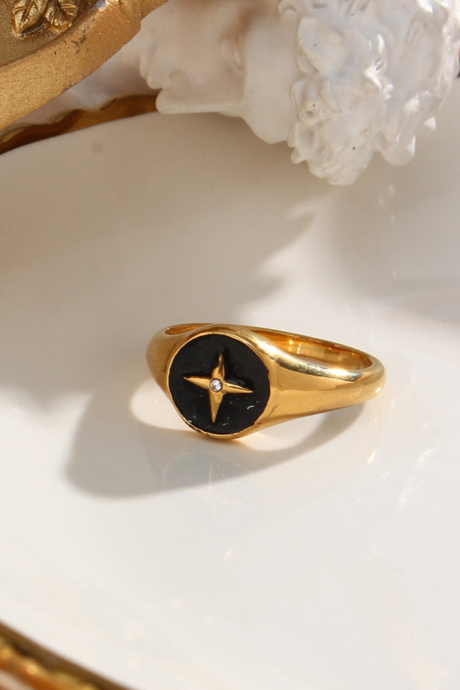 Colorful North Star Ring