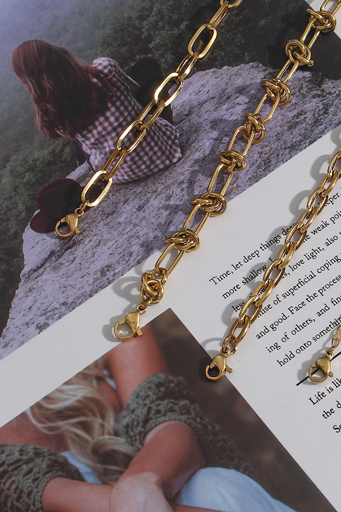 8mm Buckle Chain Necklace