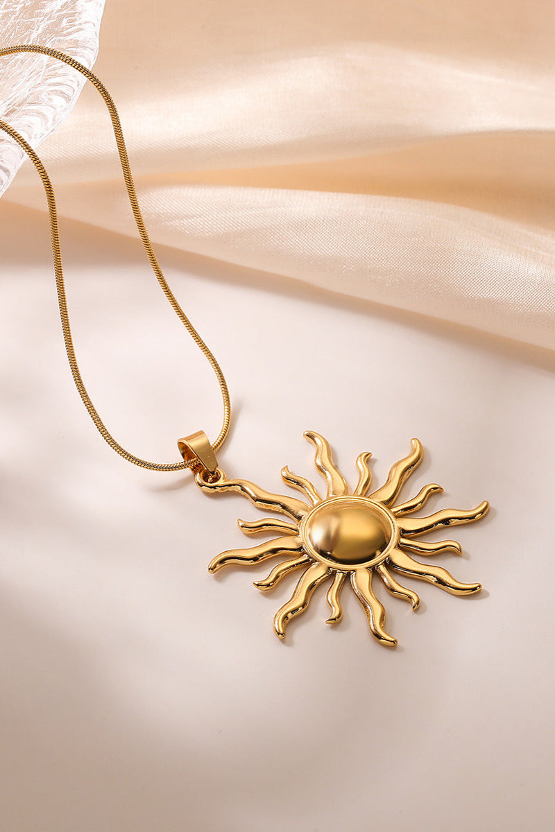 Sun Cycle Pendant Necklace