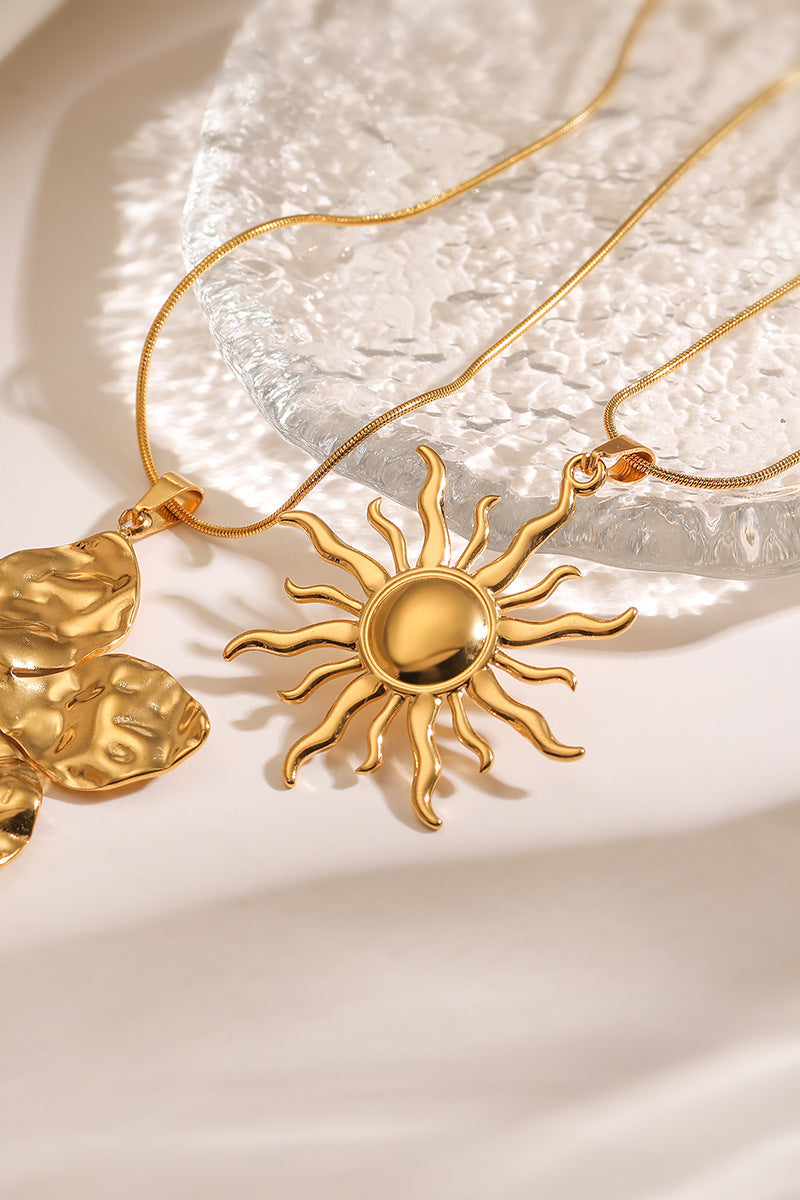 Sun Cycle Pendant Necklace