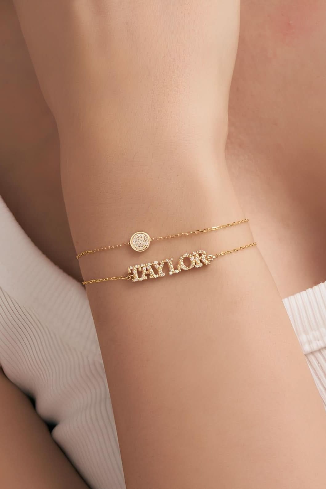 Uppercase Letter Bracelet