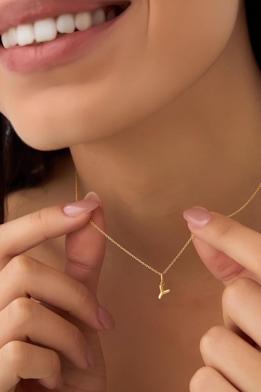 Personalized 3D Letter Necklace