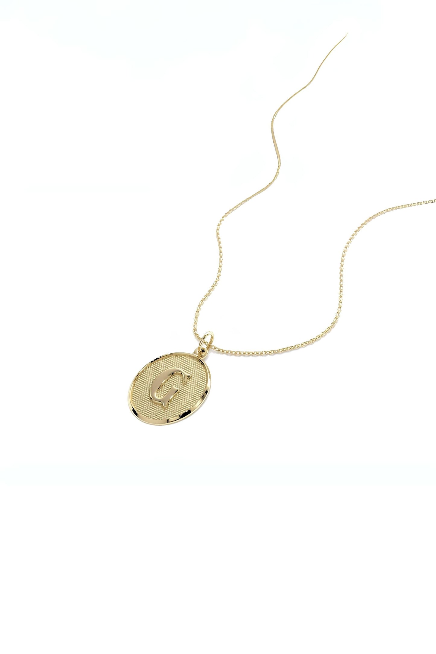 Custom Letter Tag Necklace