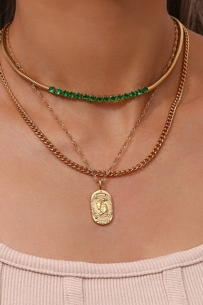Pendant Zircon Constellation Necklace