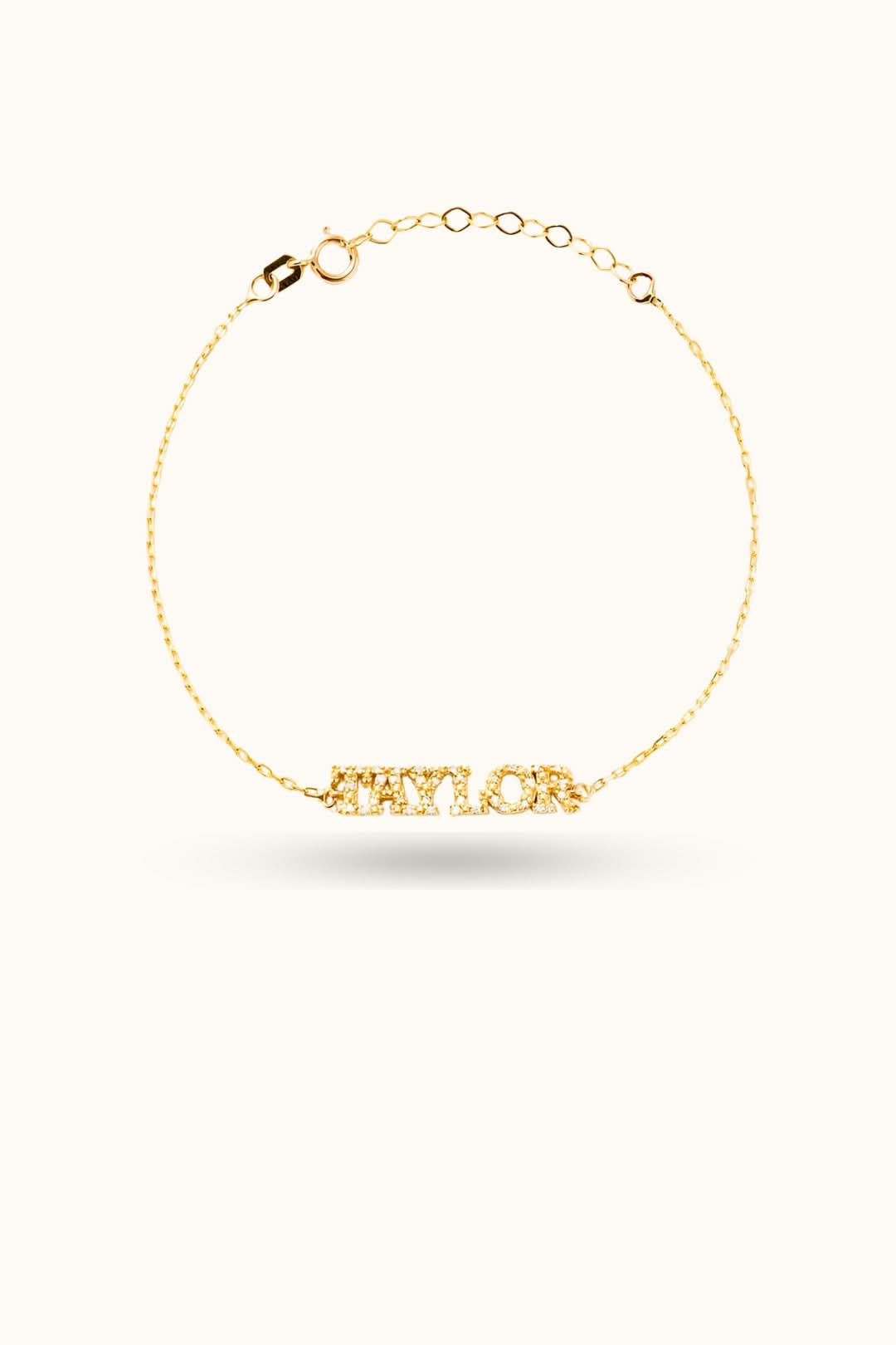 Uppercase Letter Bracelet