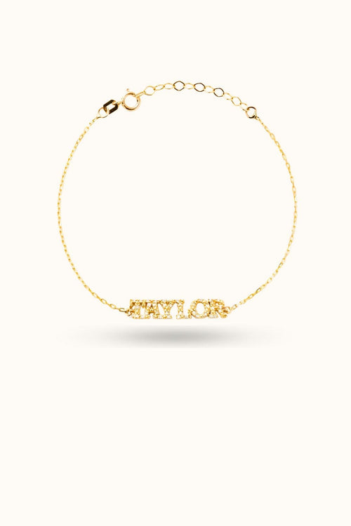 Uppercase Letter Bracelet