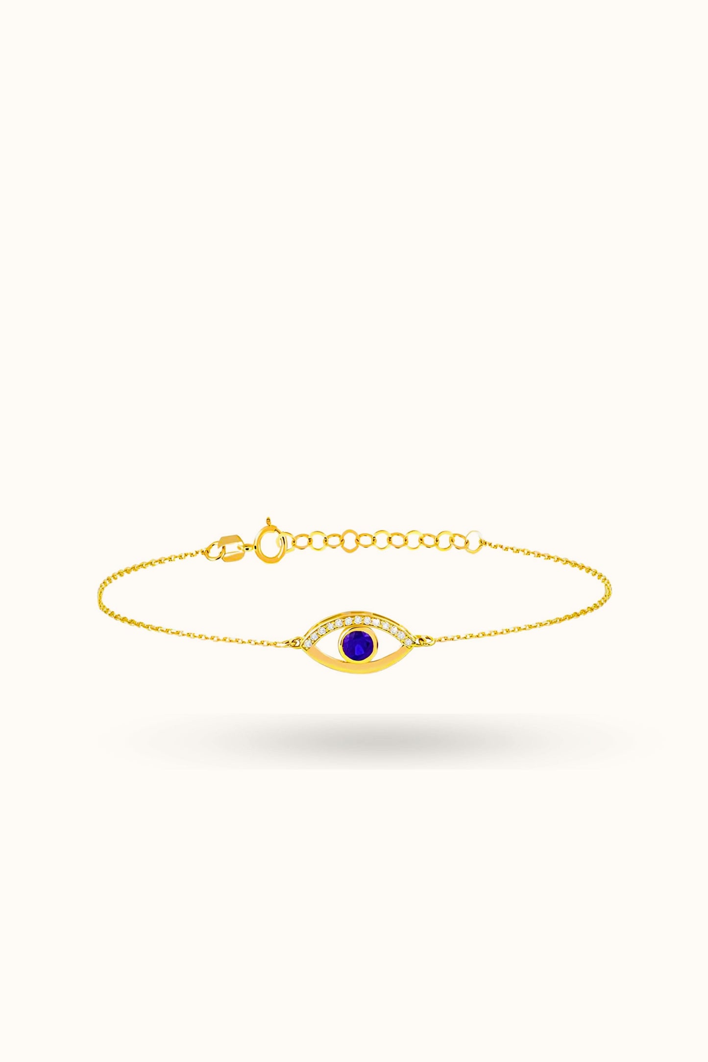 Diamond Evil Eye Bracelet