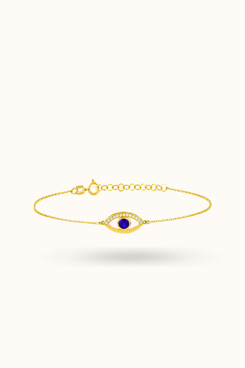 Diamond Evil Eye Bracelet