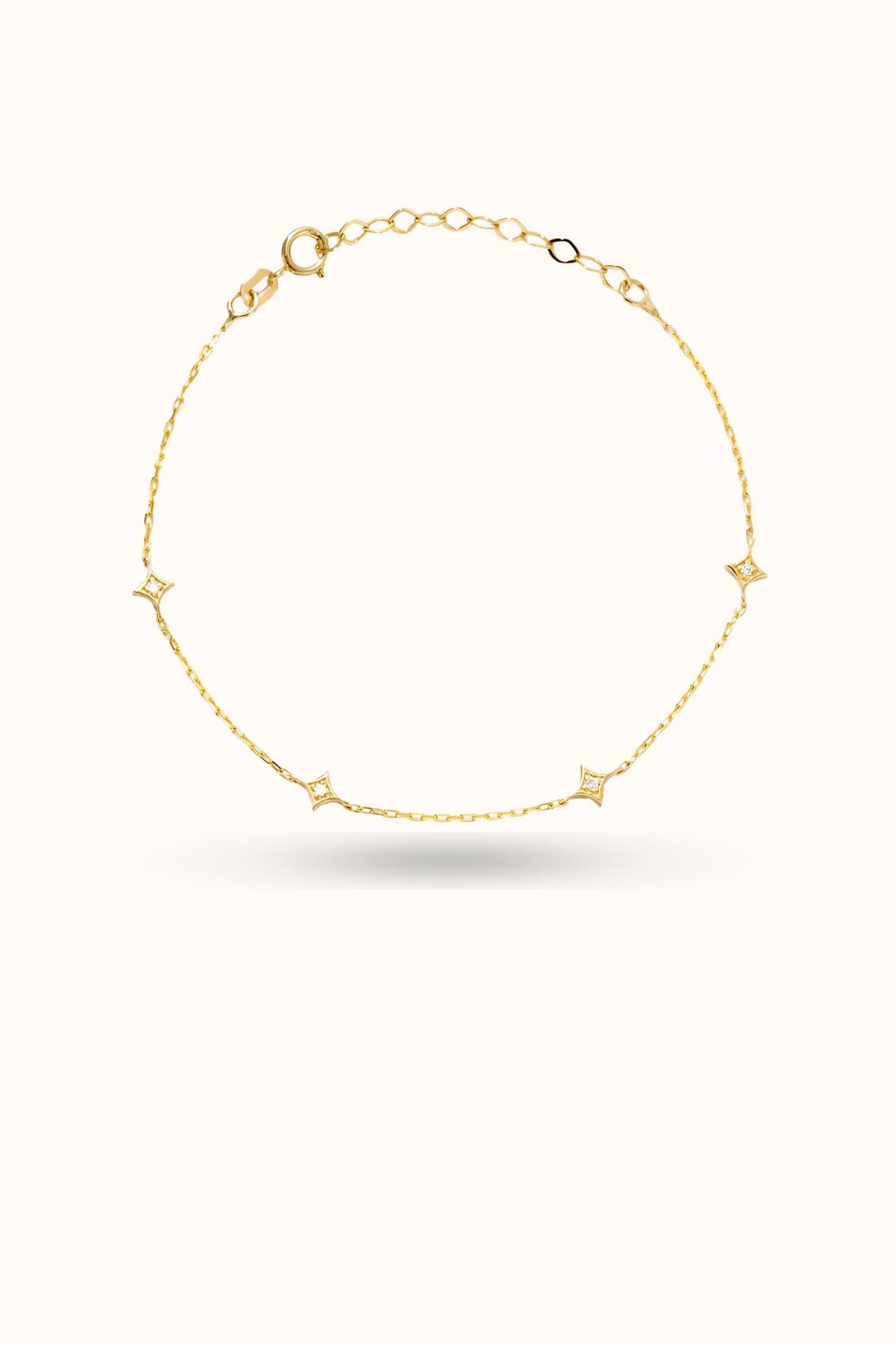 Diamond Star Station Bracelet