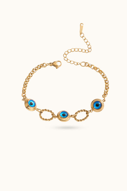 3-ring All-Seeing Eye bracelet