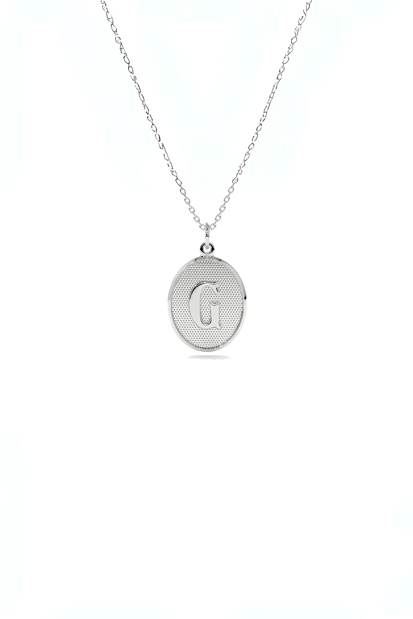 Custom Letter Tag Necklace