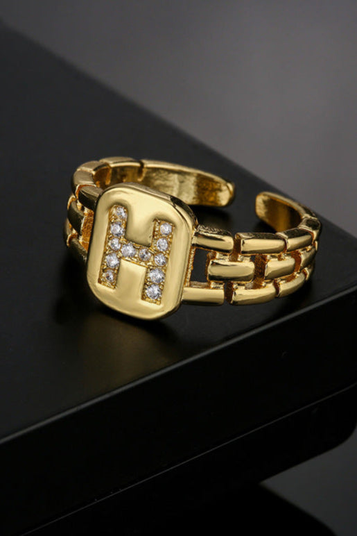 Initial Letter Diamond Ring