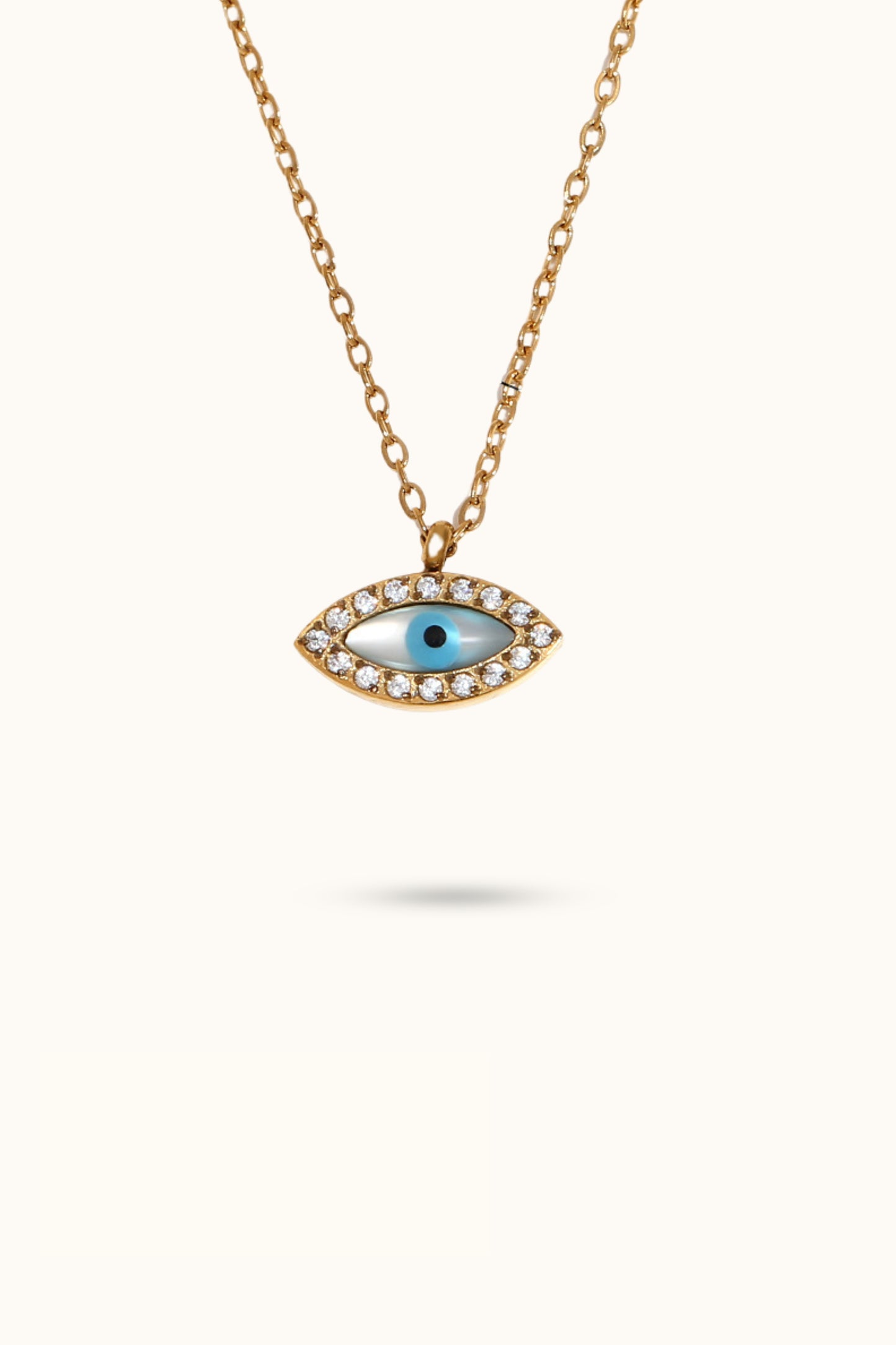 All-seeing Eye Pendant Necklace Oval