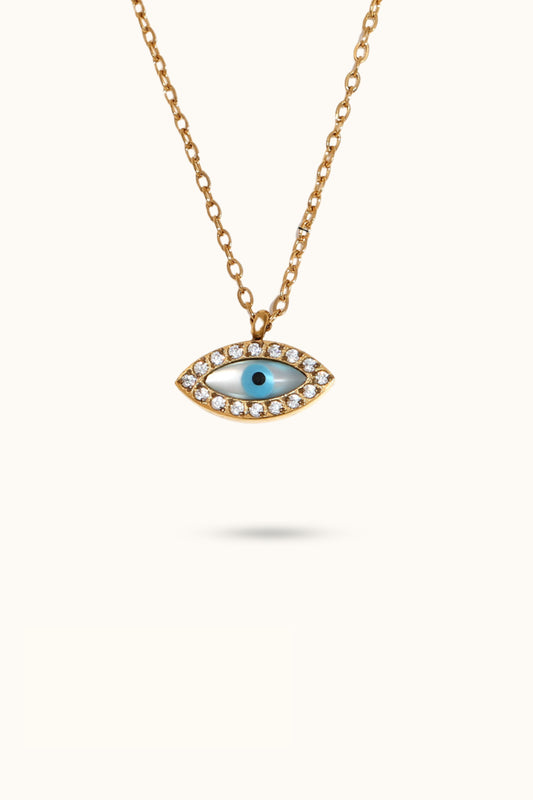 All-seeing Eye Pendant Necklace Oval