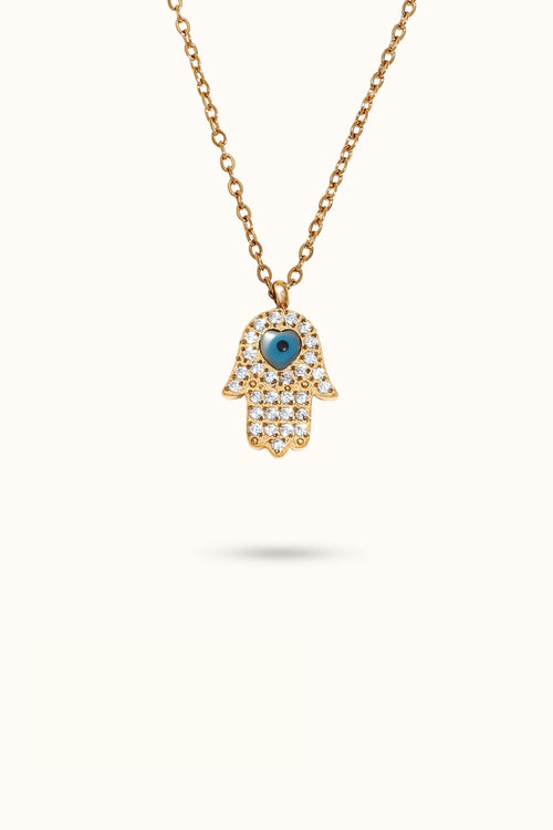 All-seeing Eye Pendant Necklace Fatima