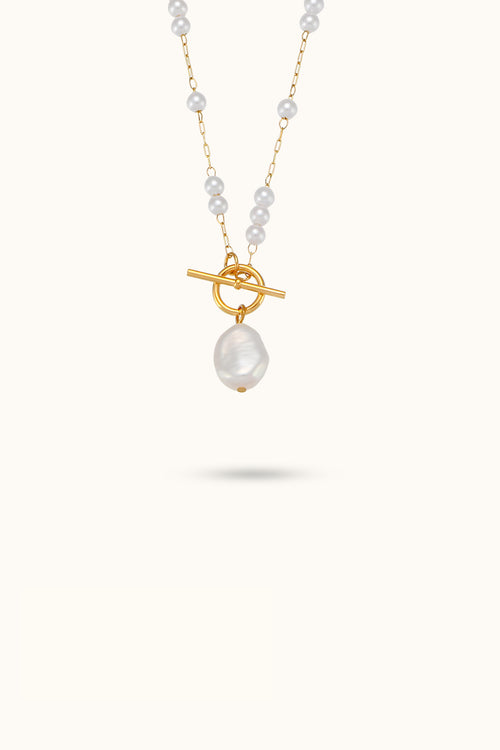 Baroque Pearl Ot Clasp Necklace