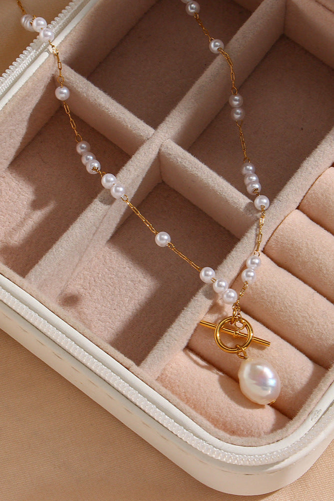 Baroque Pearl Ot Clasp Necklace