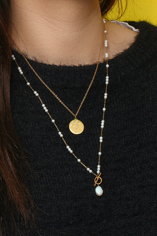 Baroque Pearl Ot Clasp Necklace