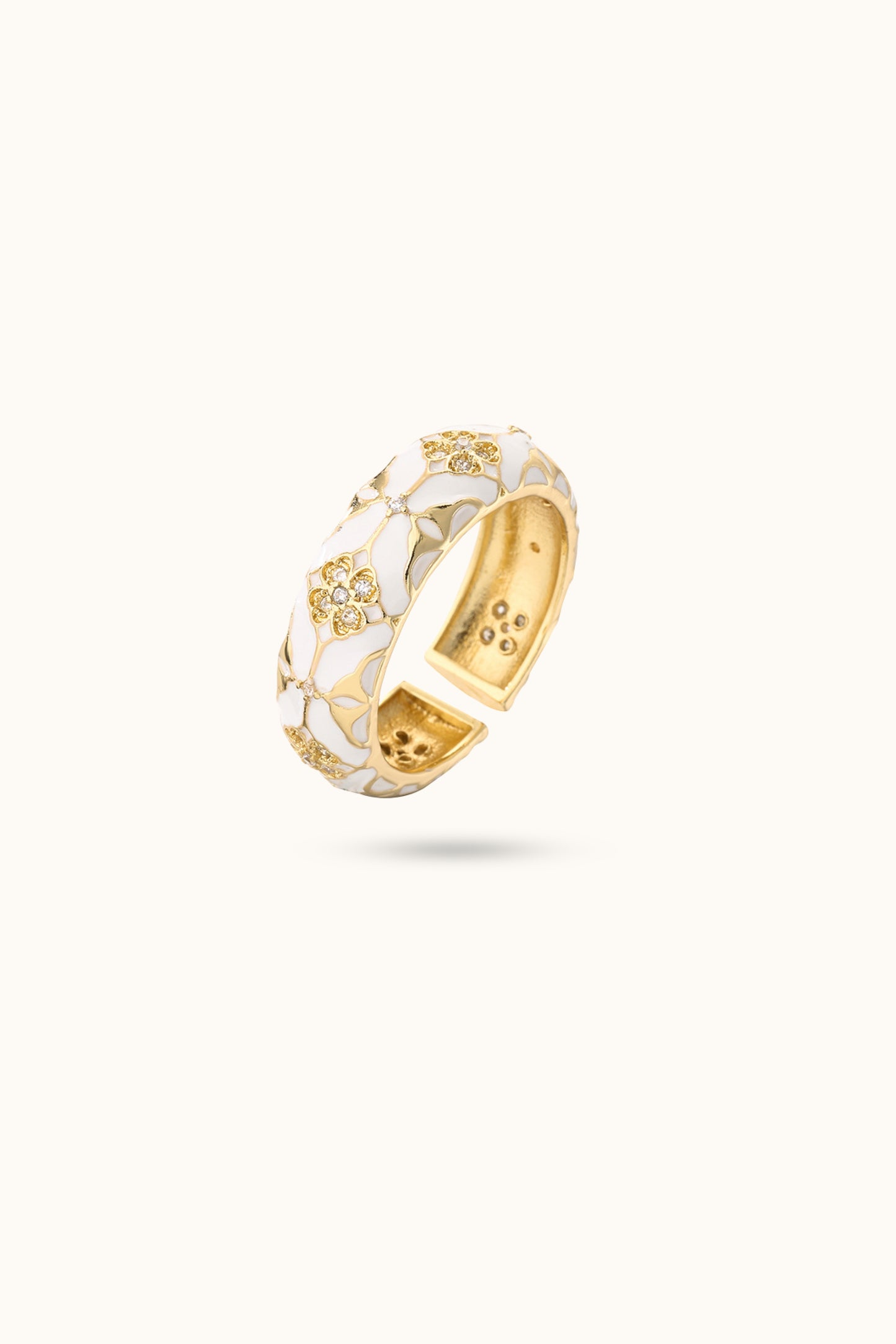 Bohemian Retro Geometric Open Ring