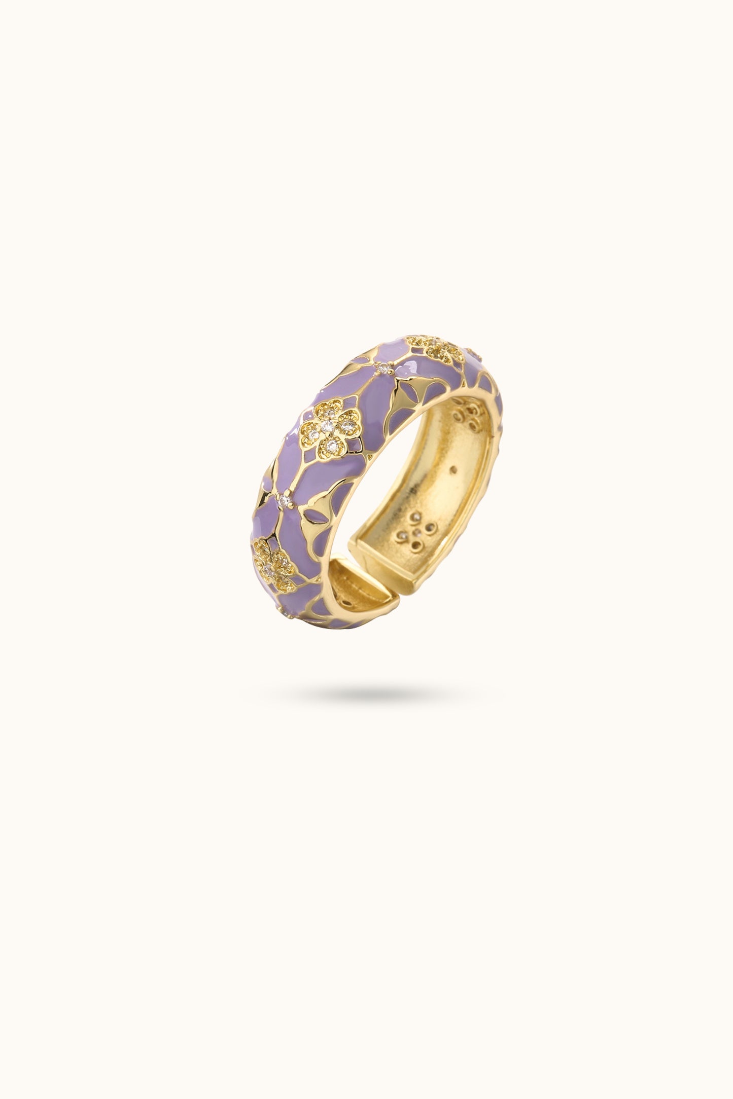 Bohemian Retro Geometric Open Ring