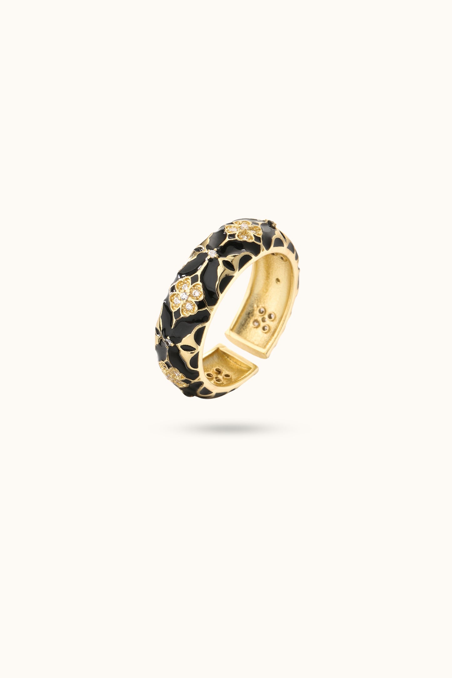 Bohemian Retro Geometric Open Ring