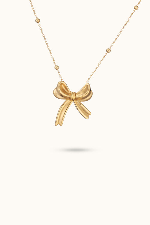 Bow Pendant Necklace