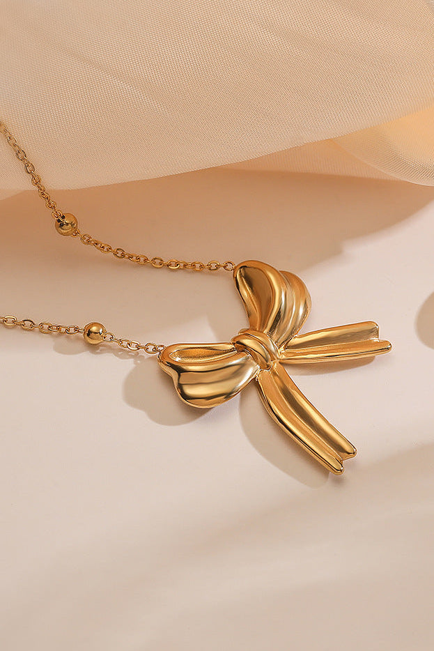 Bow Pendant Necklace