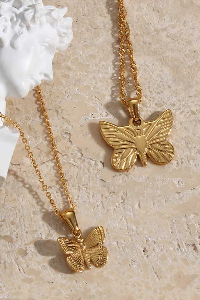 Butterfly Pendant Necklace