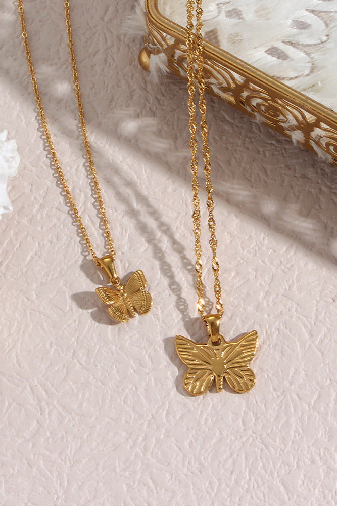 Moth Pendant Necklace