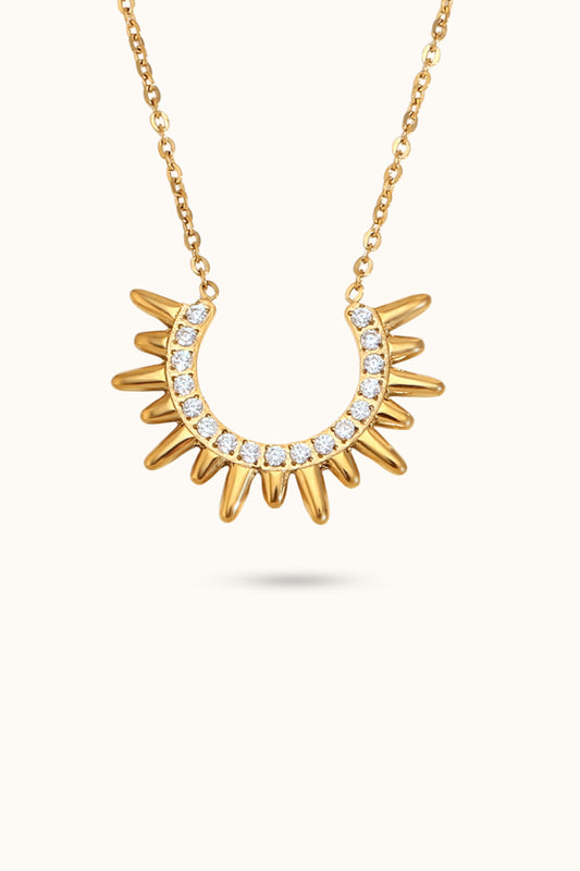Chieftain Headdress Pendant Necklace