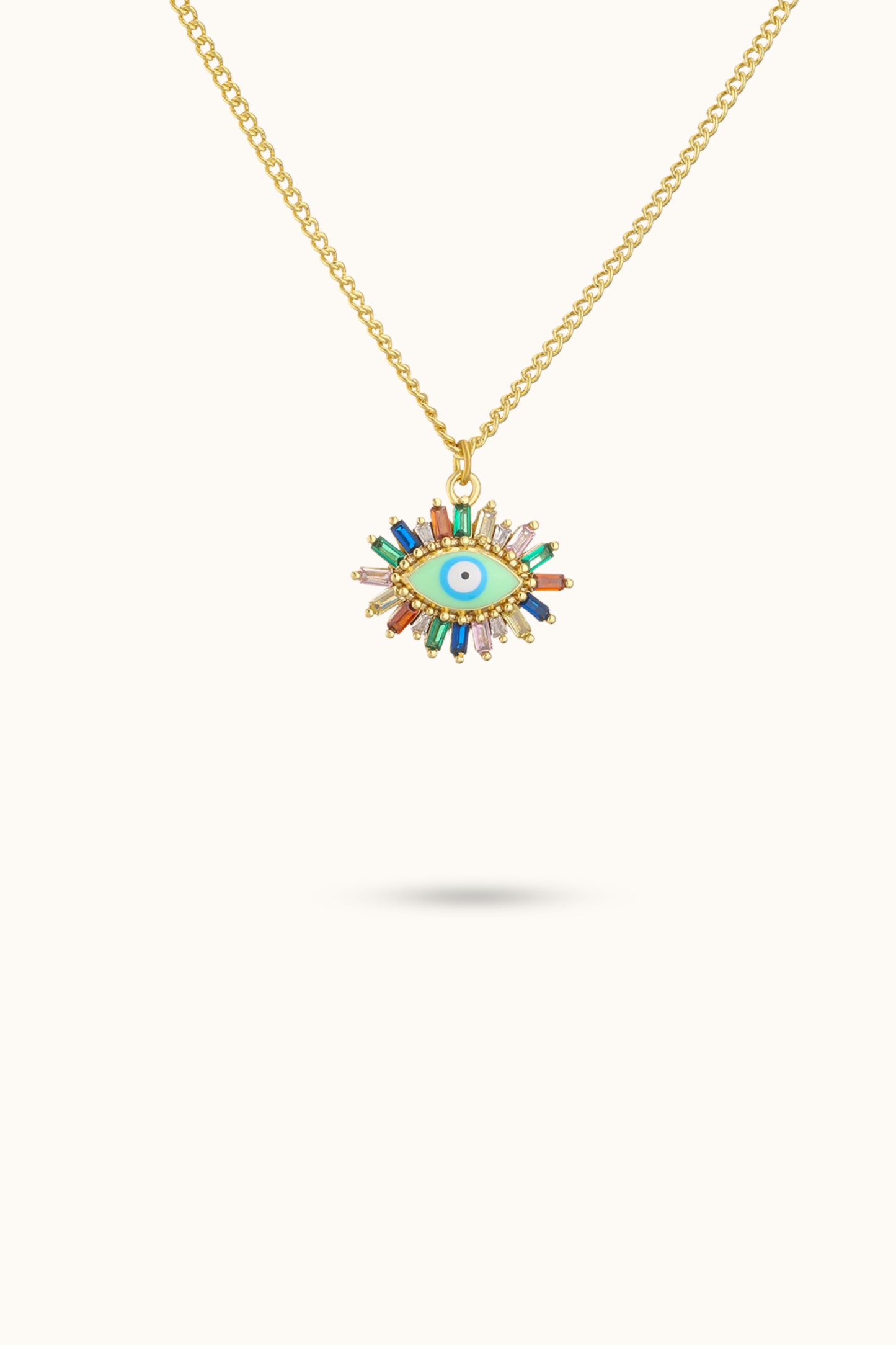Colored Diamond All-Seeing Eye