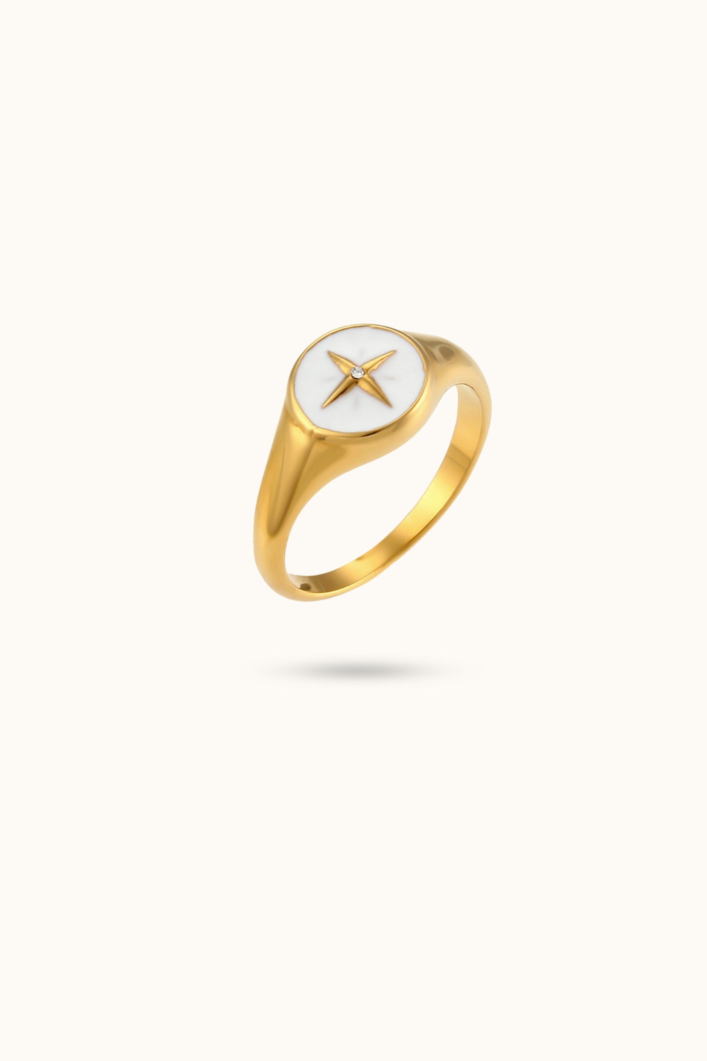 Colorful North Star Ring