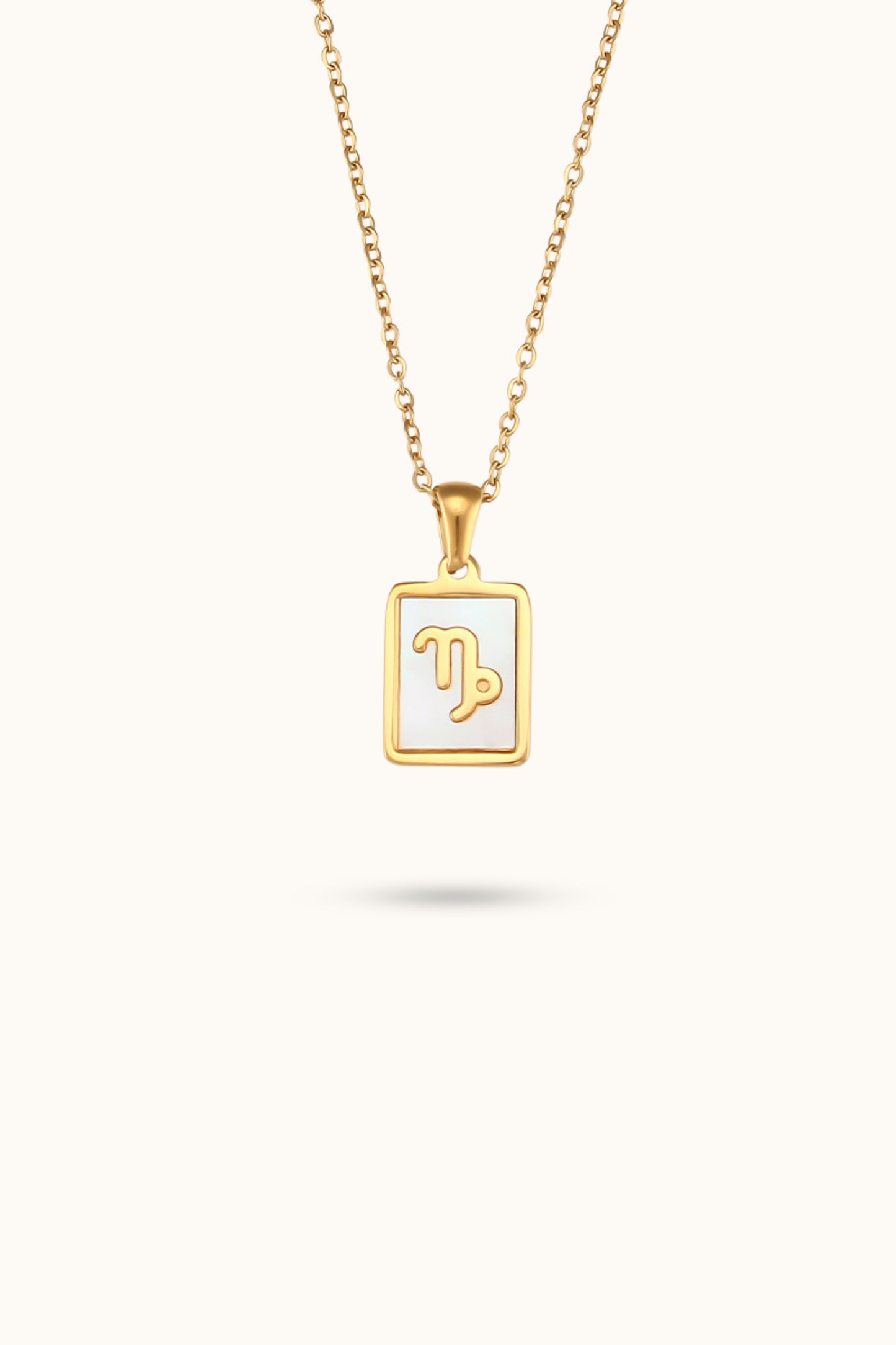Constellation shell pendant necklace