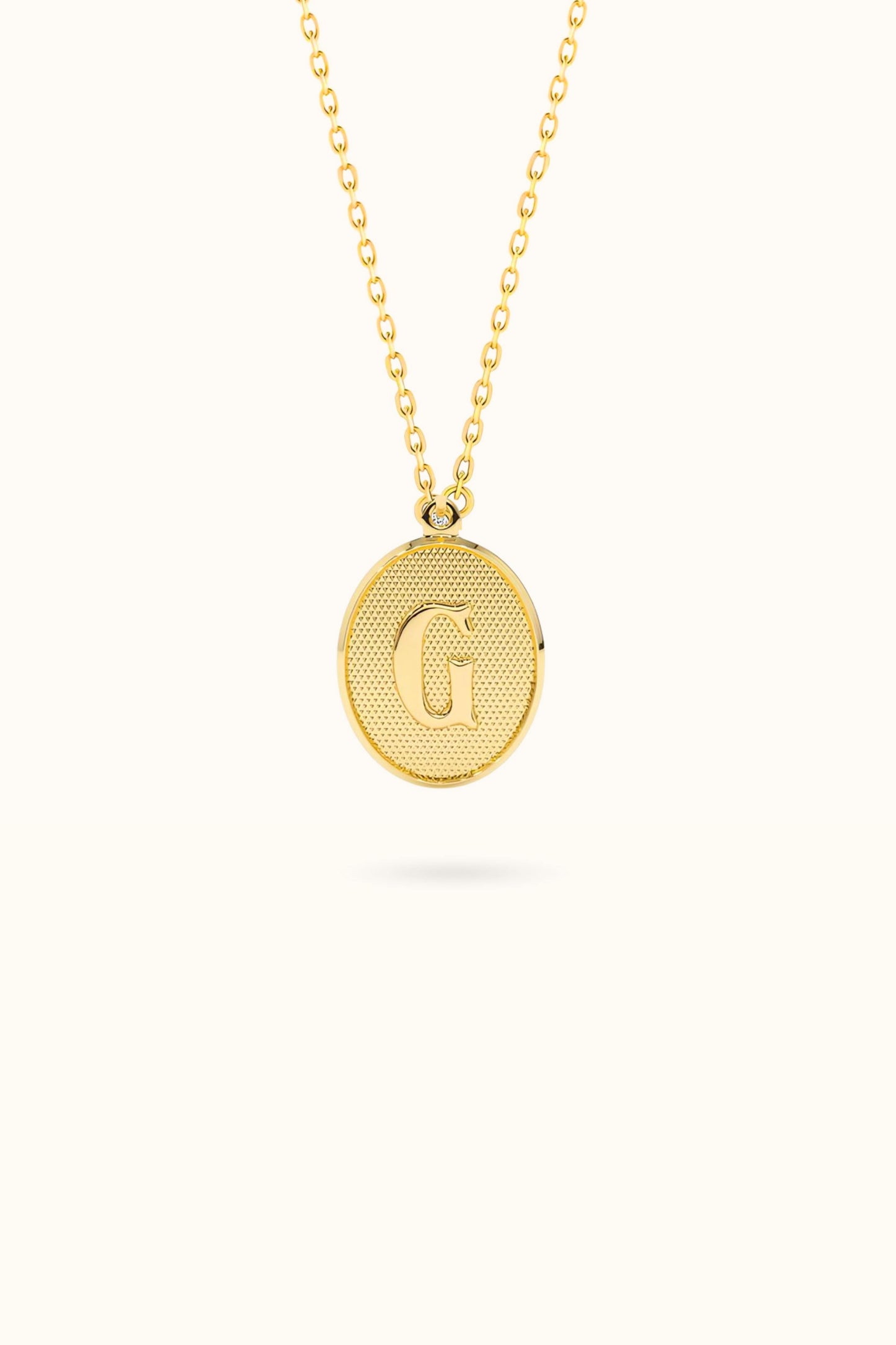 Custom Letter Tag Necklace