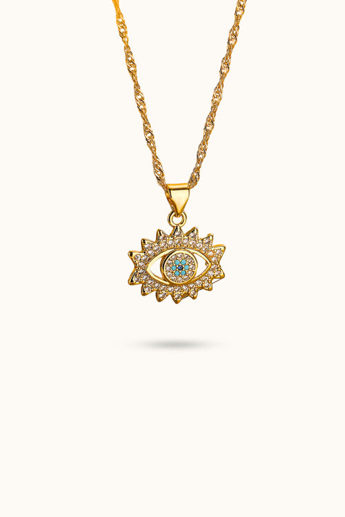 Diamond All Seeing Eye Necklace