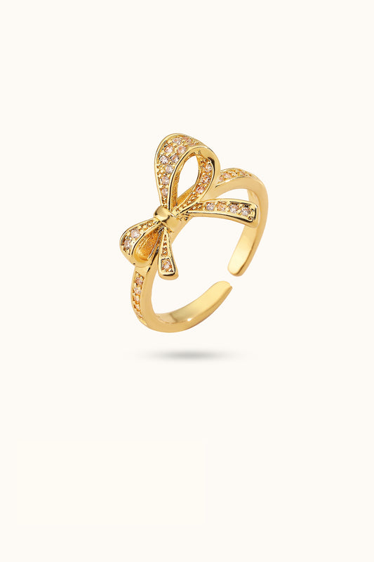 Bow Diamond Rings