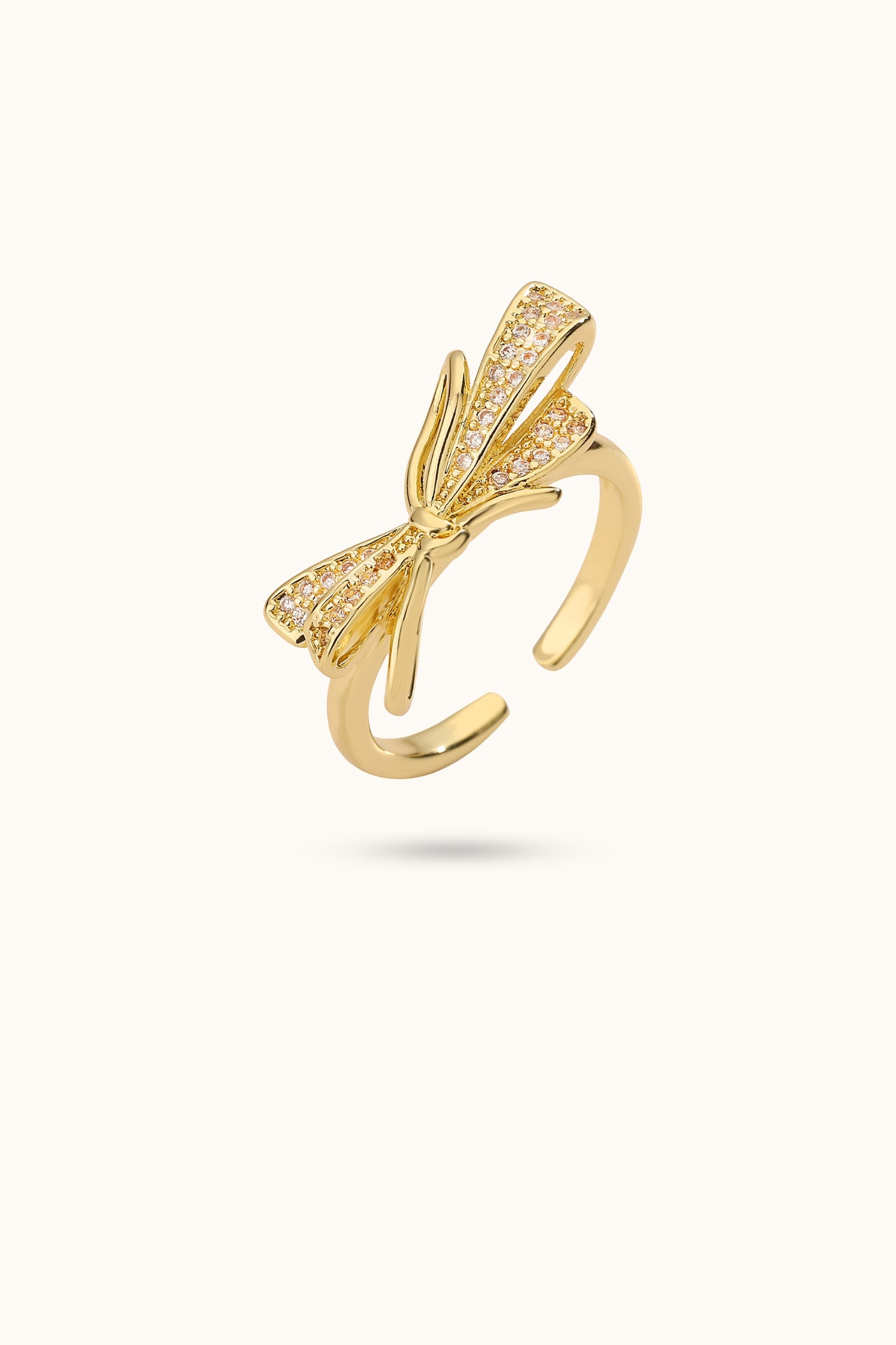 Bowing Diamond Rings