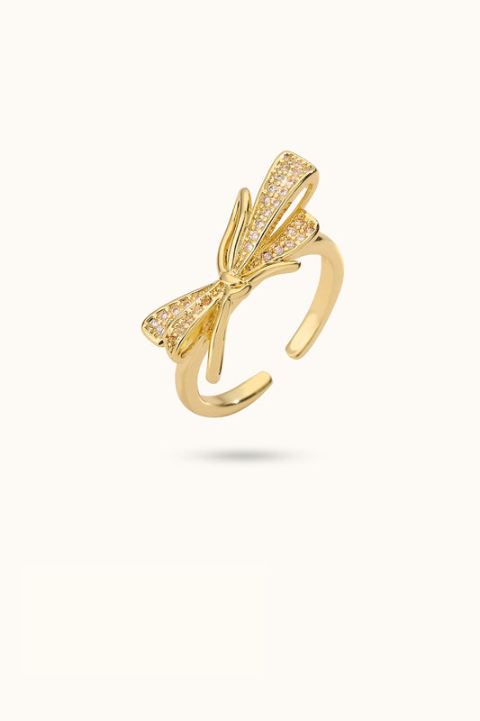 Bowing Diamond Rings