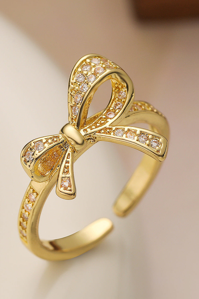 Bow Diamond Rings