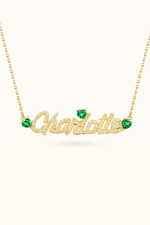 Diamond Custom Name Necklace