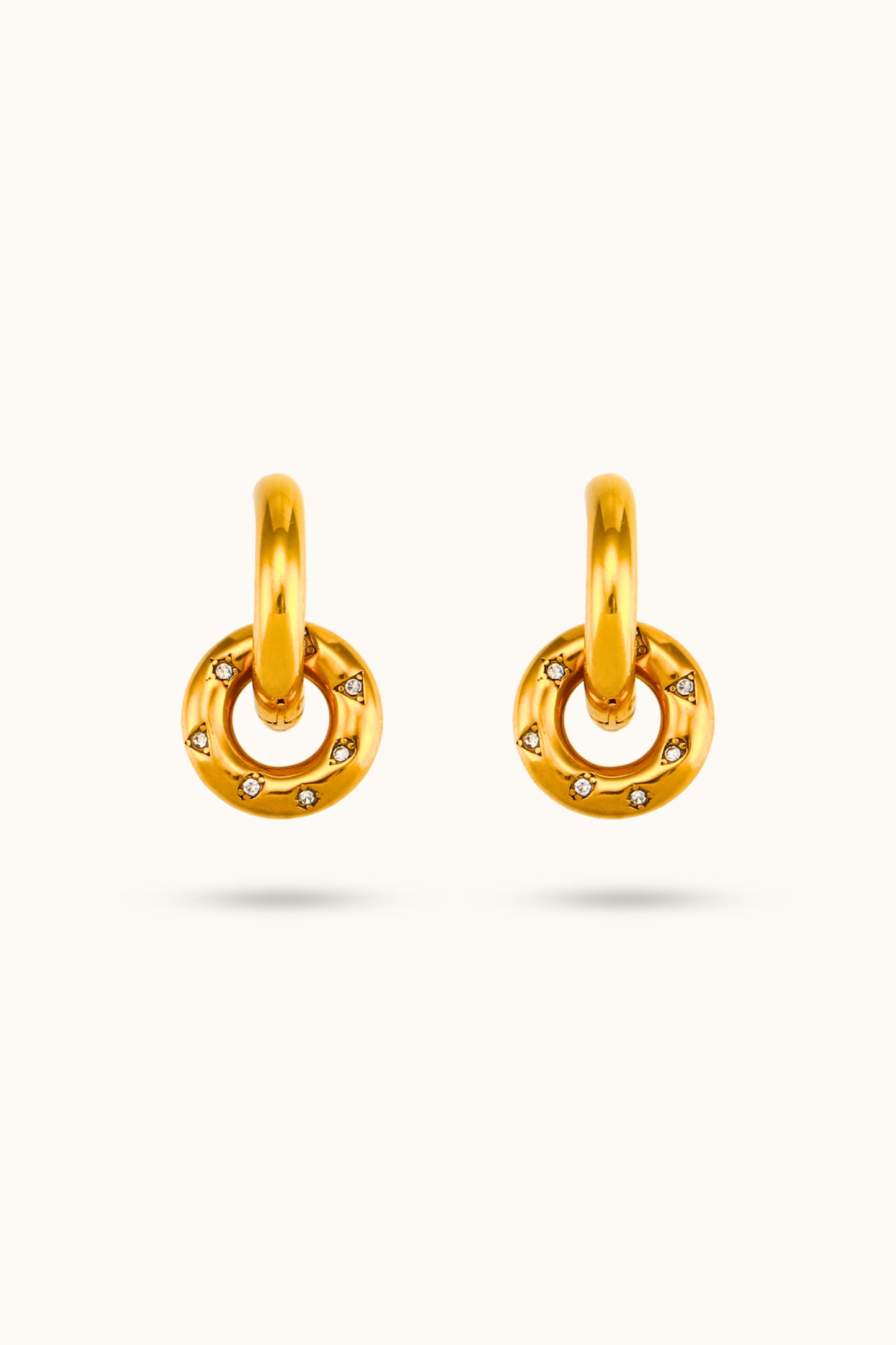 Donut Pendant Earring