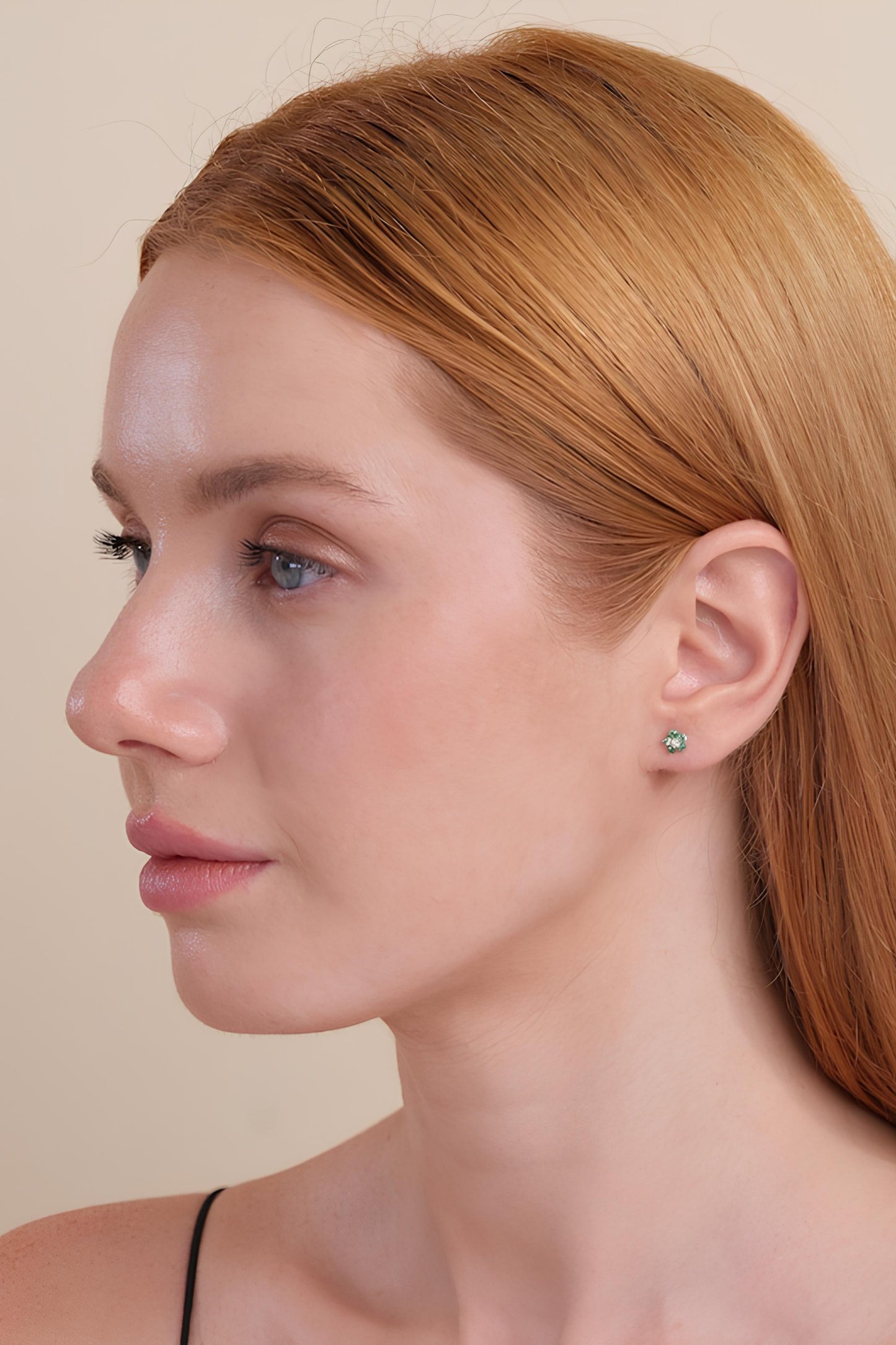 Emerald Stud Earrings