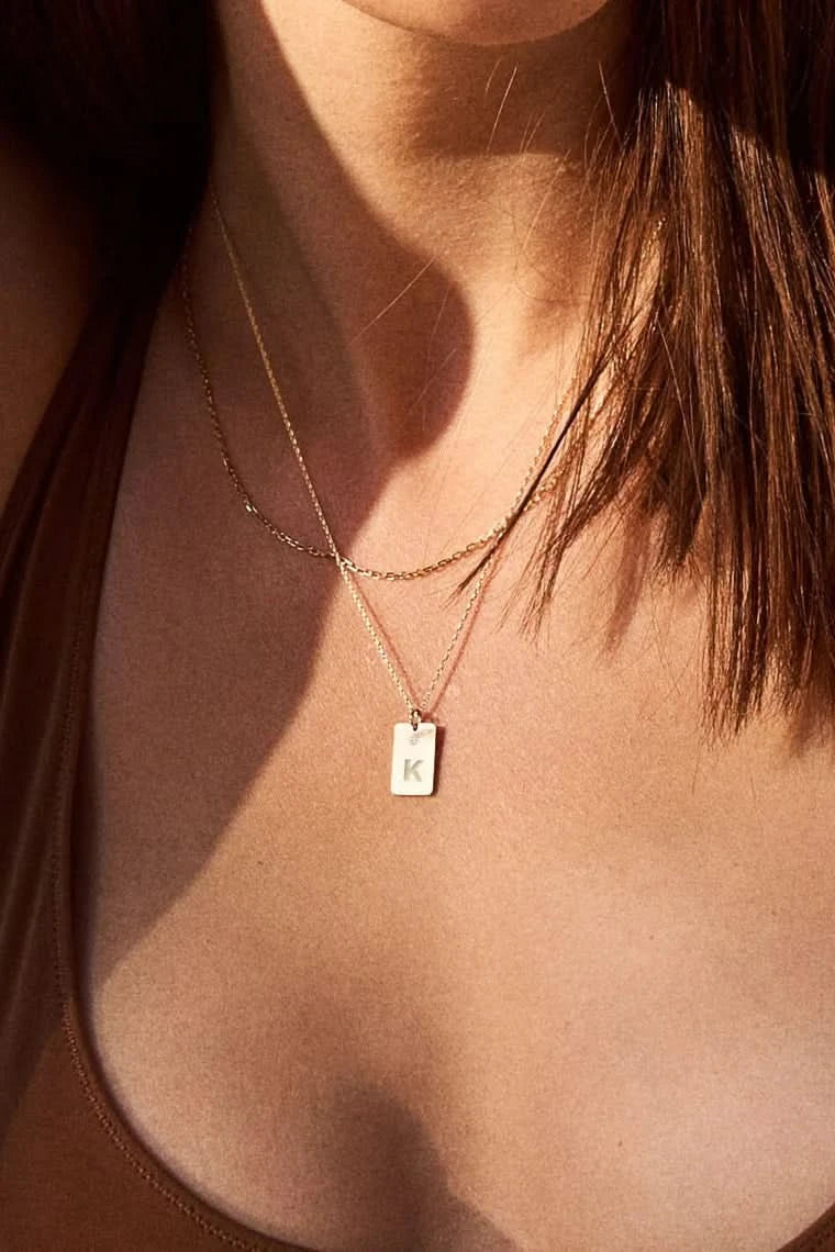 Engravable Tag Necklace