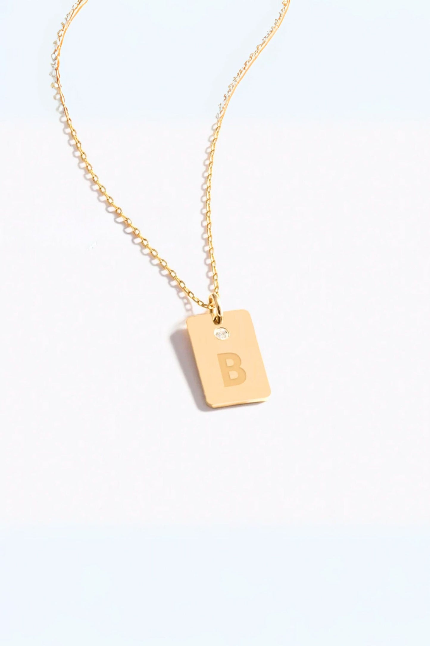 Engravable Tag Necklace