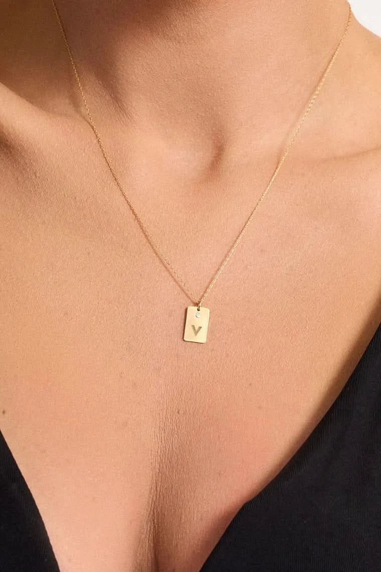 Engravable Tag Necklace