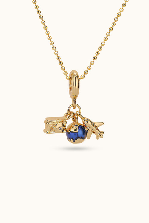 Flight and Land Camera Pendant Necklace