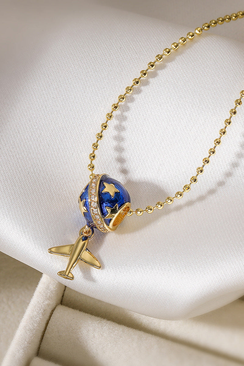 Flight and Land Camera Pendant Necklace